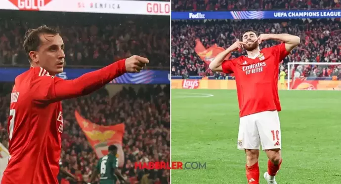 Benfica Monaco maç ÖZETİ! Benfica Monaco maçı kaç kaç bitti? Kerem Aktürkoğlu ve Orkun Kökçü oynadı mı?