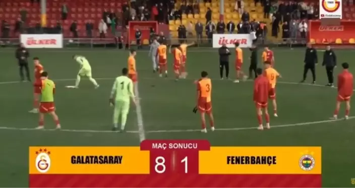 Galatasaray 8-1 Fenerbahçe ne maçı? Galatasaray Fenerbahçe'yi 8-1 yendi mi?