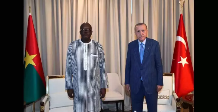 Cumhurbaşkanı Erdoğan, Burkina Faso Cumhurbaşkanı Kabore ile görüştü