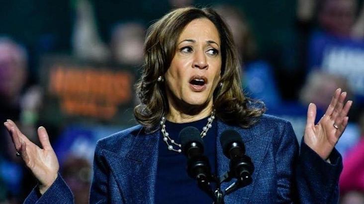 Seçimi kaybeden Kamala Harris kameralar karşısına çıktı, 'Savaşa devam' dedi