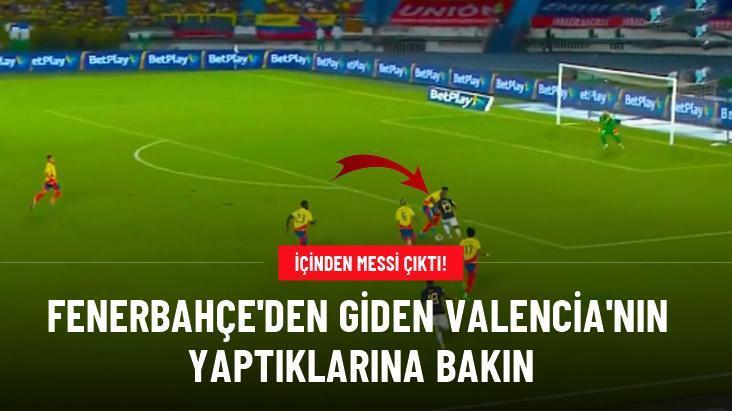 Fenerbahçe'den giden Valencia'nın yaptıklarına bakın