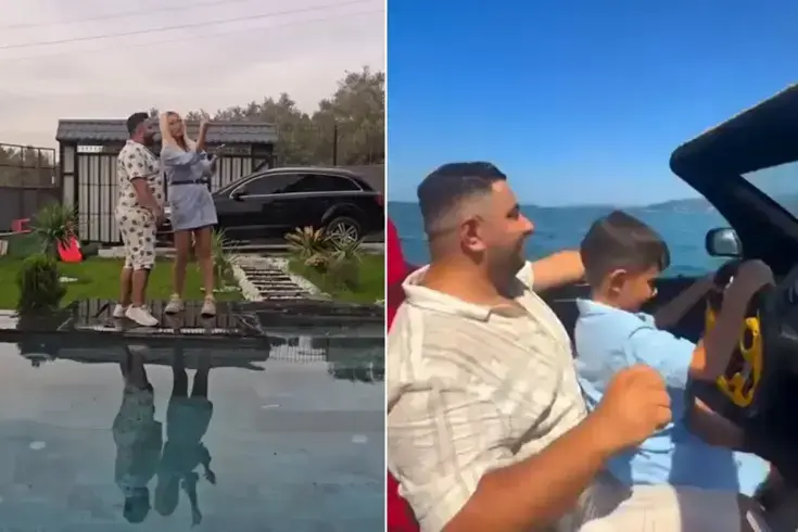 Lüks villadaki aile faciasından geriye bu pozlar kaldı