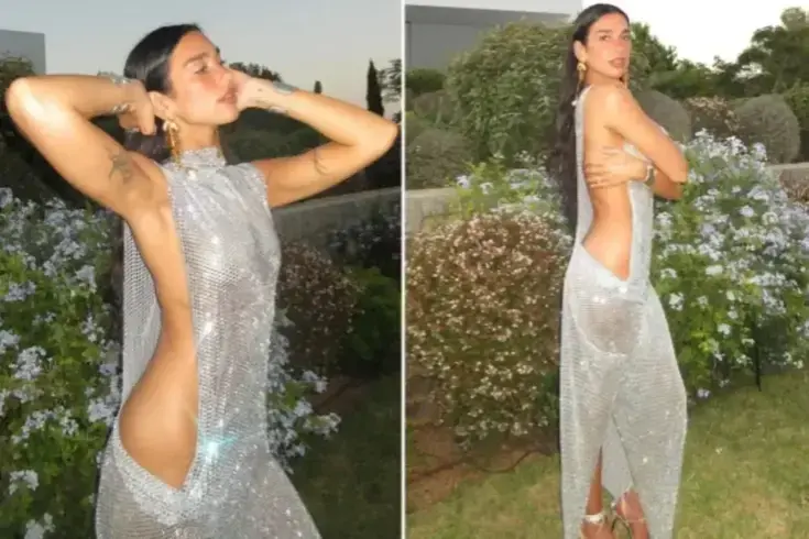 Dua Lipa, doğum gününde giydiği kıyafet ile ağızları açık bıraktı