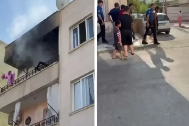 Kiracı dehşeti! Evi ateşe verip, eşyaları sokağa attı; linçten son anda kurtuldu