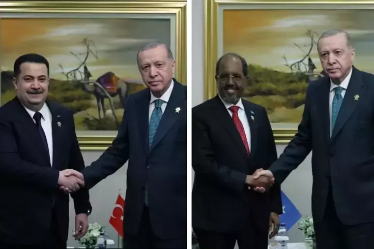 Her görüşmede Gazze'yi masaya koydu! Cumhurbaşkanı Erdoğan'dan kritik temaslar