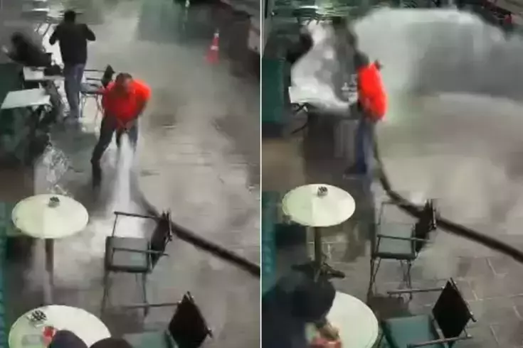 Esnaf şov yapayım derken kaos çıkardı