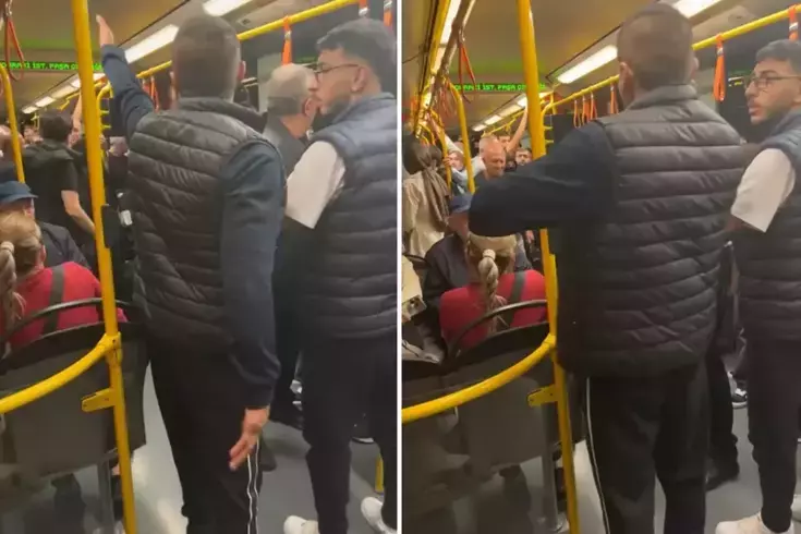 Metroyu birbirine kattı, ettiği küfrü duyan çileden çıktı
