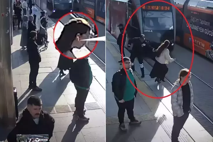 Güvenlik kurtardı! Bir anlık dalgınlık az daha ölüme neden oluyordu