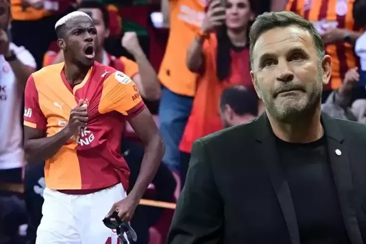Victor Osimhen, Okan Buruk'u yakaladı