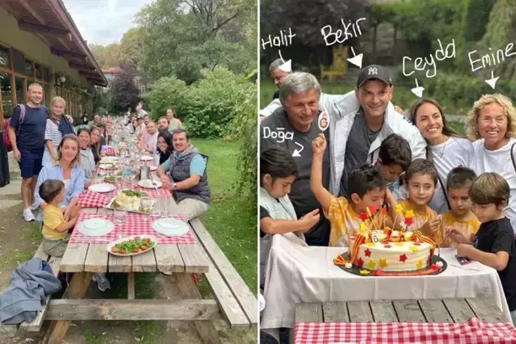 Türkiye'yi sarsan faciada can veren minik Doğa, Grand Kartal Otel sahipleriyle aynı karede