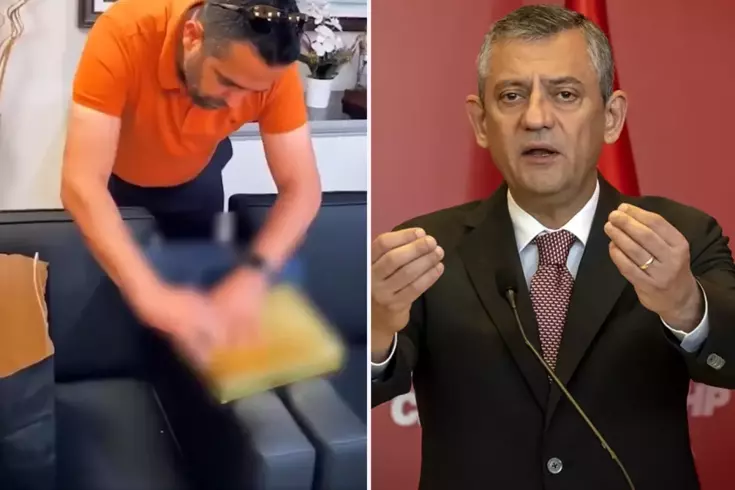 Baklava kutusundaki rüşvete Özel'den bomba yorum: Başımdan aşağı kaynar sular döküldü