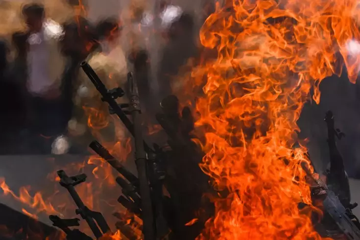 PKK'nın yaktığı silahların akıbeti belli oldu