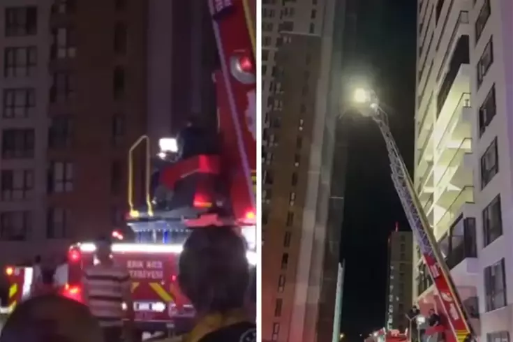 Ankara'da 26 katlı binada korkutan yangın! Çok sayıda kişi mahsur kaldı