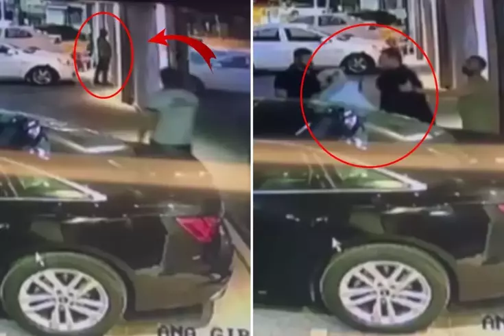 Binanın duvarına tuvaletlerini yapıp dehşet saçtılar