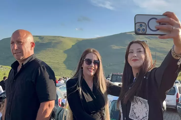 Ardahan'daki Atatürk silüeti yeniden görülmeye başlandı