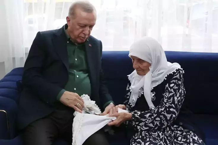 Muzaffer Nine biriktirdiği parayı teslim etti, Erdoğan hemen talimat verdi