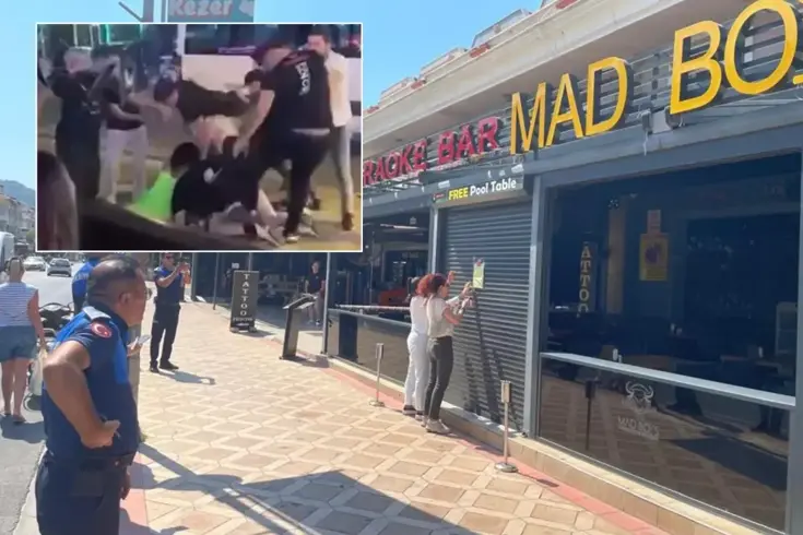 Turistlerin dövüldüğü işletmeden açıklama: Hesabı ödemediler, bayrağımıza küfür ettiler