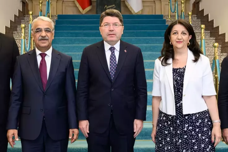 DEM Parti heyeti, Adalet Bakanı Tunç ile görüştü: Süreçte komisyon aşamasına geçildi