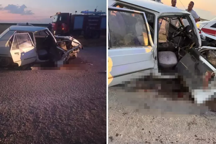 Aksaray'da düğün konvoyunda feci kaza! 2 kişi ağır yaralı