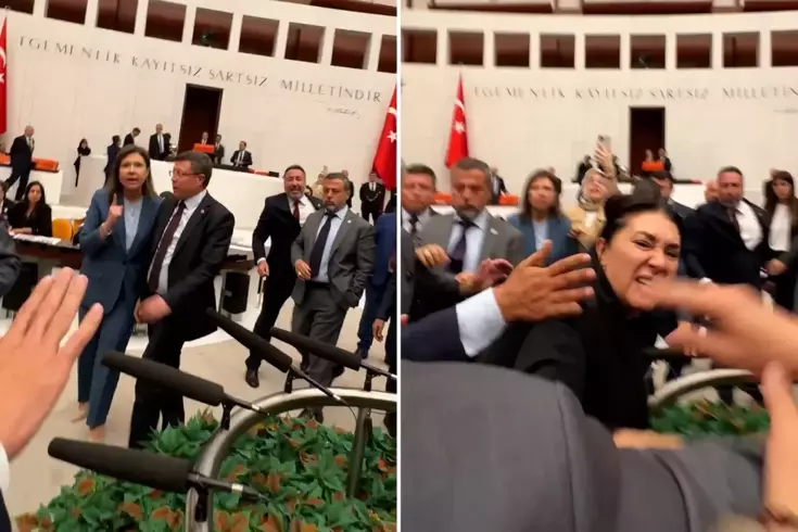 Meclis'te Zeytinlik yasası görüşmelerinde arbede çıktı