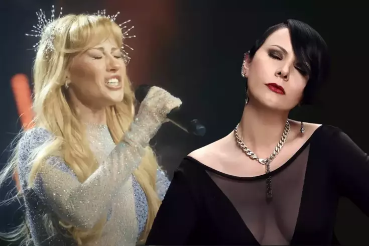 Derya Uluğ'dan Şebnem Ferah performansı! Beğenen de var Olmamış diyen de