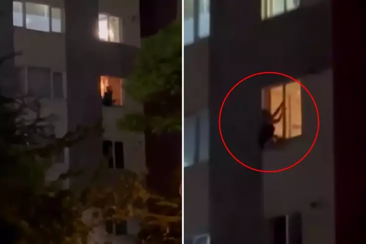 Kızına intihar mesajı atıp 4. kattan atladı! Annesini görünce sinir krizi geçirdi