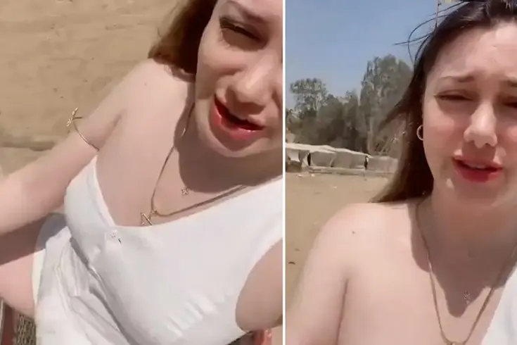 Mısır'da kısa şortla deveye bindi, sonrasında olanlar inanılmaz