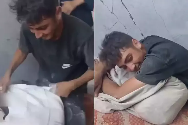 Gazzeli gencin un sevinci kameralara yansıdı