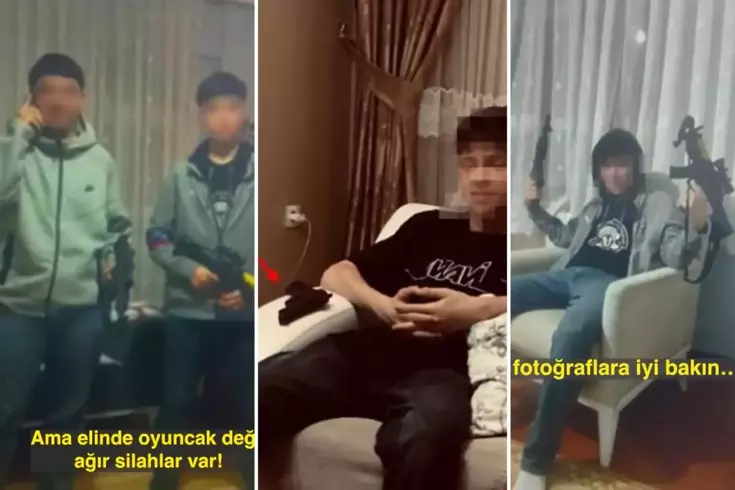 إحدى الصور المرعبة! إنهم أطفال، وما في أيديهم ليس ألعابًا.