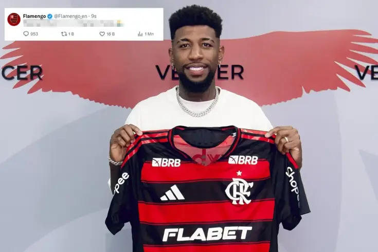 Görenler tepki gösterdi! Flamengo'dan Beşiktaş'a transfer göndermesi