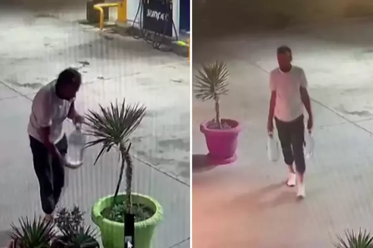 Benzin istasyonundaki görüntüleri ortaya çıktı! İşte ciğerlerimizi yakan o hain