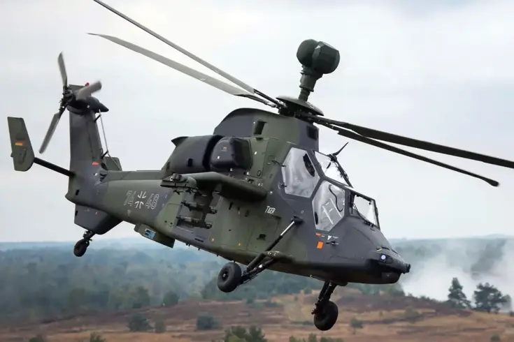 Almanya'da askeri helikopter düştü! Mürettebat kayıp
