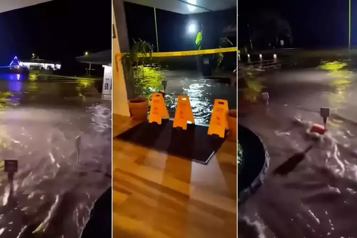 Mega deprem sonrası tsunami dalgaları Hawaii'ye ulaştı! İşte ilk görüntüler