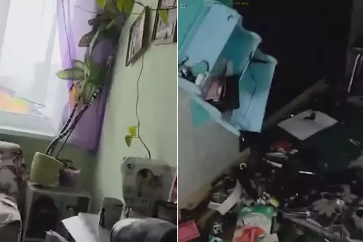 Rusya'yı sallayan 8.8'lik deprem kamerada