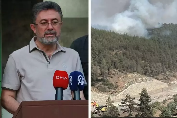 Yeniden başlayan yangına jet müdahale! Kontrol altına alındı