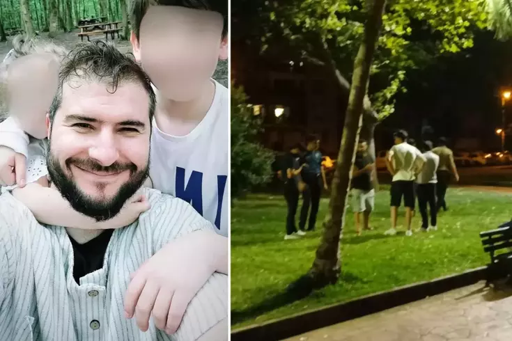 Eşinin gözlerinin önünde bıçaklanarak öldürüldü
