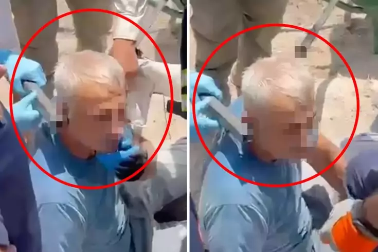 Arkeolojik kazı çalışmalarında başına demir saplanan işçi yaralandı