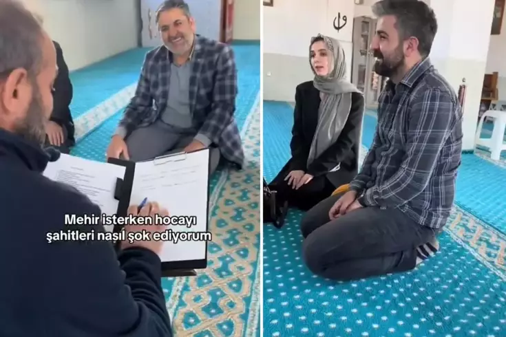 Gelinin mehir talebi imamı da şaşırttı: Damat sen ne diyorsun bu işe?