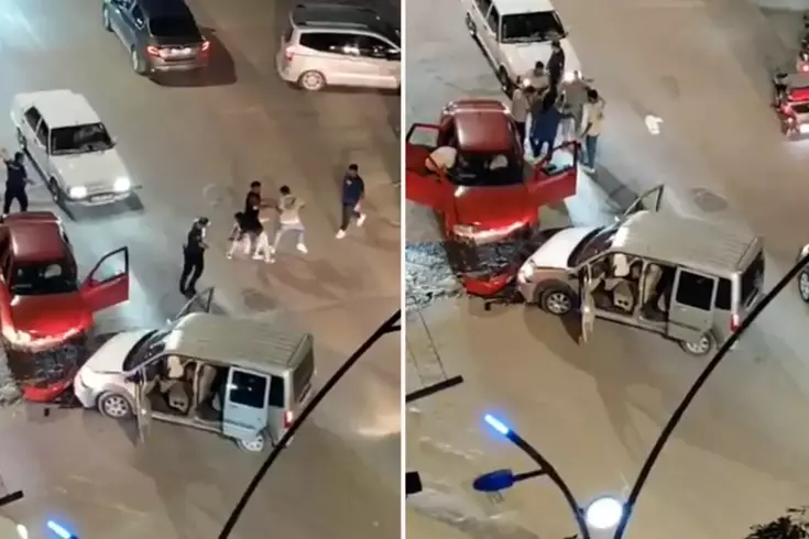 Kazanın ardından kavgaya tutuştular! Polis biber gazıyla ayırdı