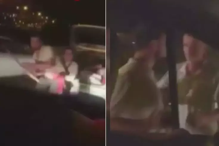 Önünü kestikleri araca baltayla saldırdılar! Baba-oğul suç makinesi çıktı