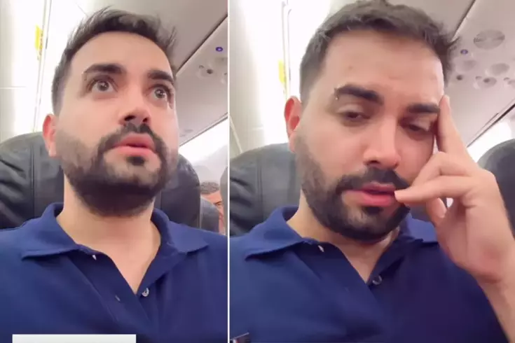 Uçakta mahsur kalan Kadir Ezildi isyan etti: Yandık, bittik