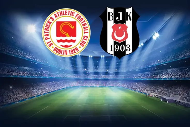 Canlı anlatım! St. Patrick's-Beşiktaş maçında goller yağmur gibi
