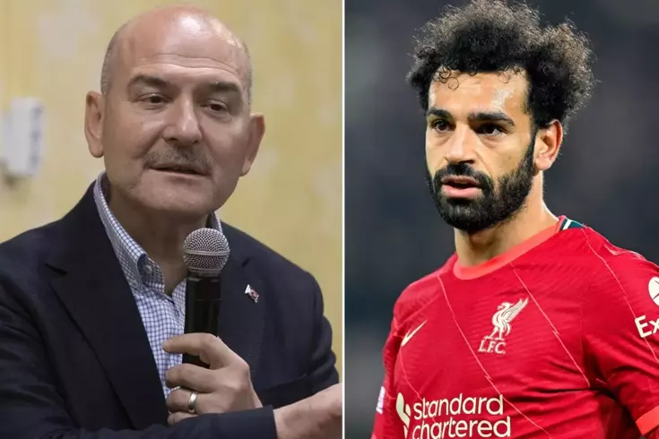 Süleyman Soylu'dan Salah'ın Filistinli Pele paylaşımına destek