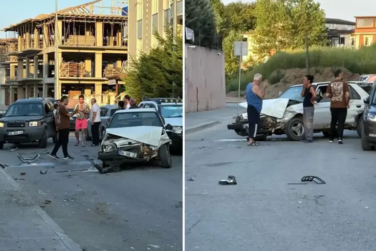 Kavga ettiği eşinin otomobilini cipiyle çarparak hurdaya çevirdi