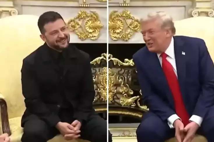 Zelenski, kriz yaratan kıyafetlerini bu kez değiştirdi! Trump'tan ilk yorum