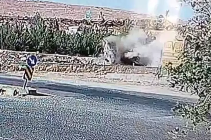Gaziantep'te 3 kişinin öldüğü feci kaza kamerada