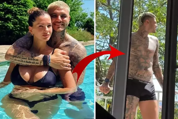Yok artık Icardi! Sevgilisine iç çamaşırla poz verdi