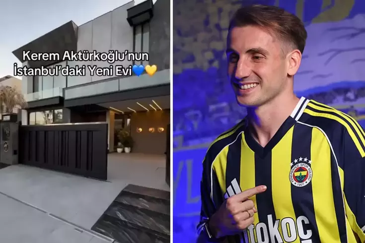 İçinde yok yok! İşte Kerem Aktürkoğlu'nun yeni evi