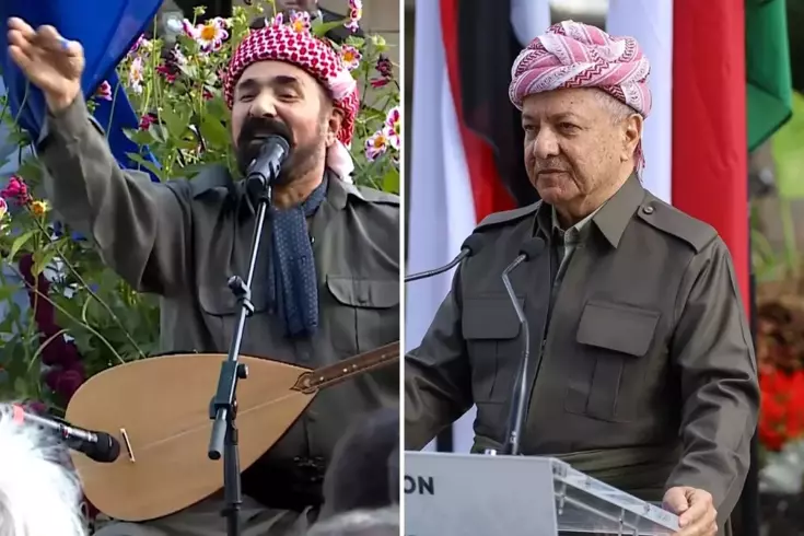 Görüntü Irak'tan değil Paris'ten! Barzani Kürtler için tarihi bir gün dedi, Şivan Perwer coştu