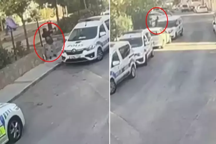 2 polisin şehit olduğu saldırı anı kamerada